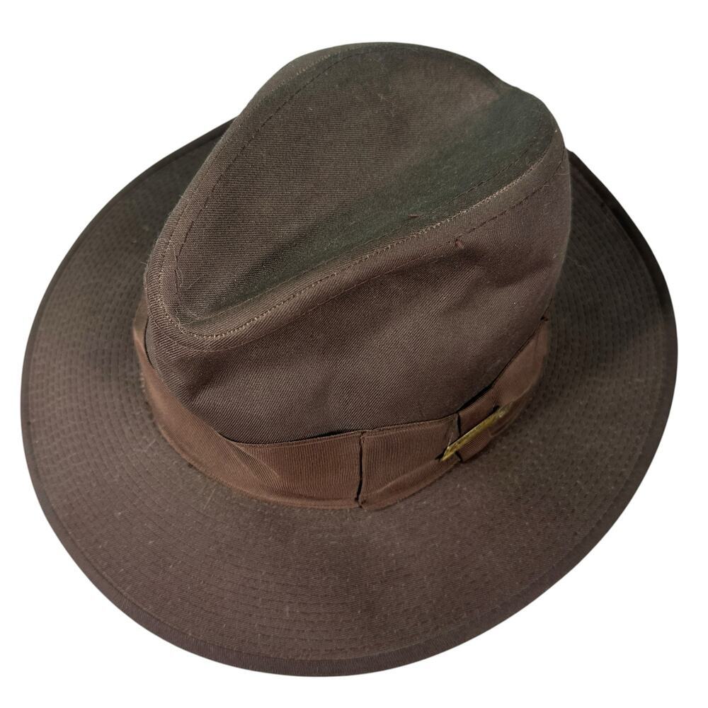 Vintage Stetson Indiana Jones Hat 1989 Size Medium 7-7 1/8 Movie Memorabilia - Picture 15 of 16